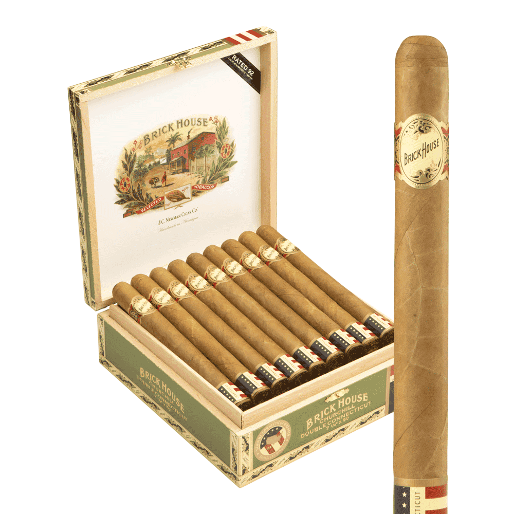 Brick House Double Connecticut Churchill / 7.25 x 50 Box of 25
