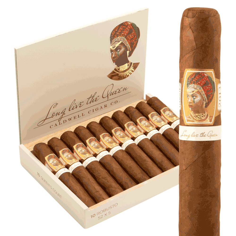Long Live The Queen by Robert Caldwell Queens Court Robusto / 5 x 52 Box of 10