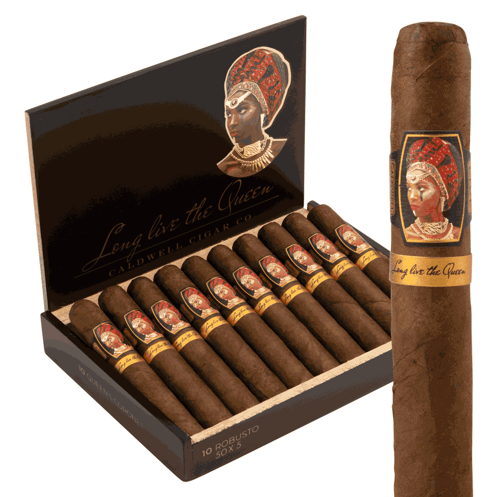 Long Live The Queen by Robert Caldwell Queens Coronet Robusto Maduro / 5 x 50 Box of 10