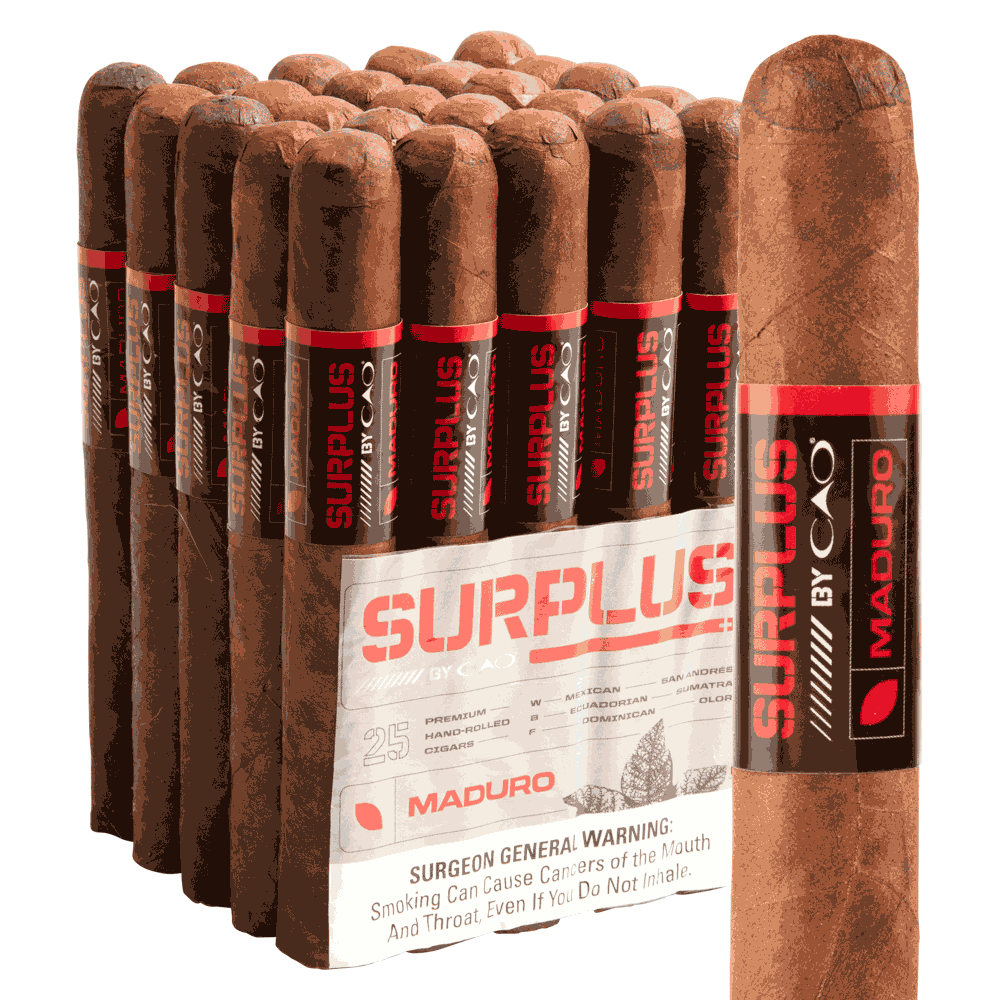 Surplus by CAO Maduro Toro / 6 x 50 Bundle of 25