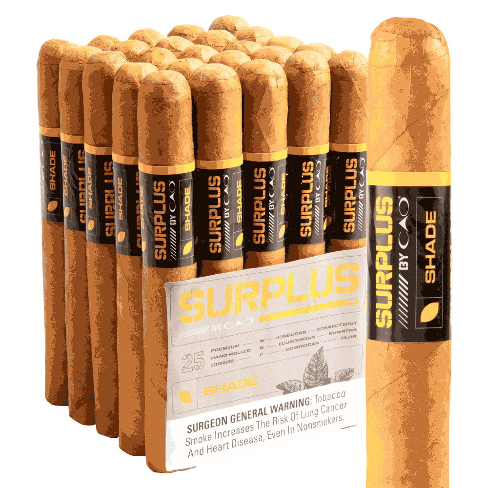 Surplus by CAO Shade Toro / 6 x 50 Bundle of 25