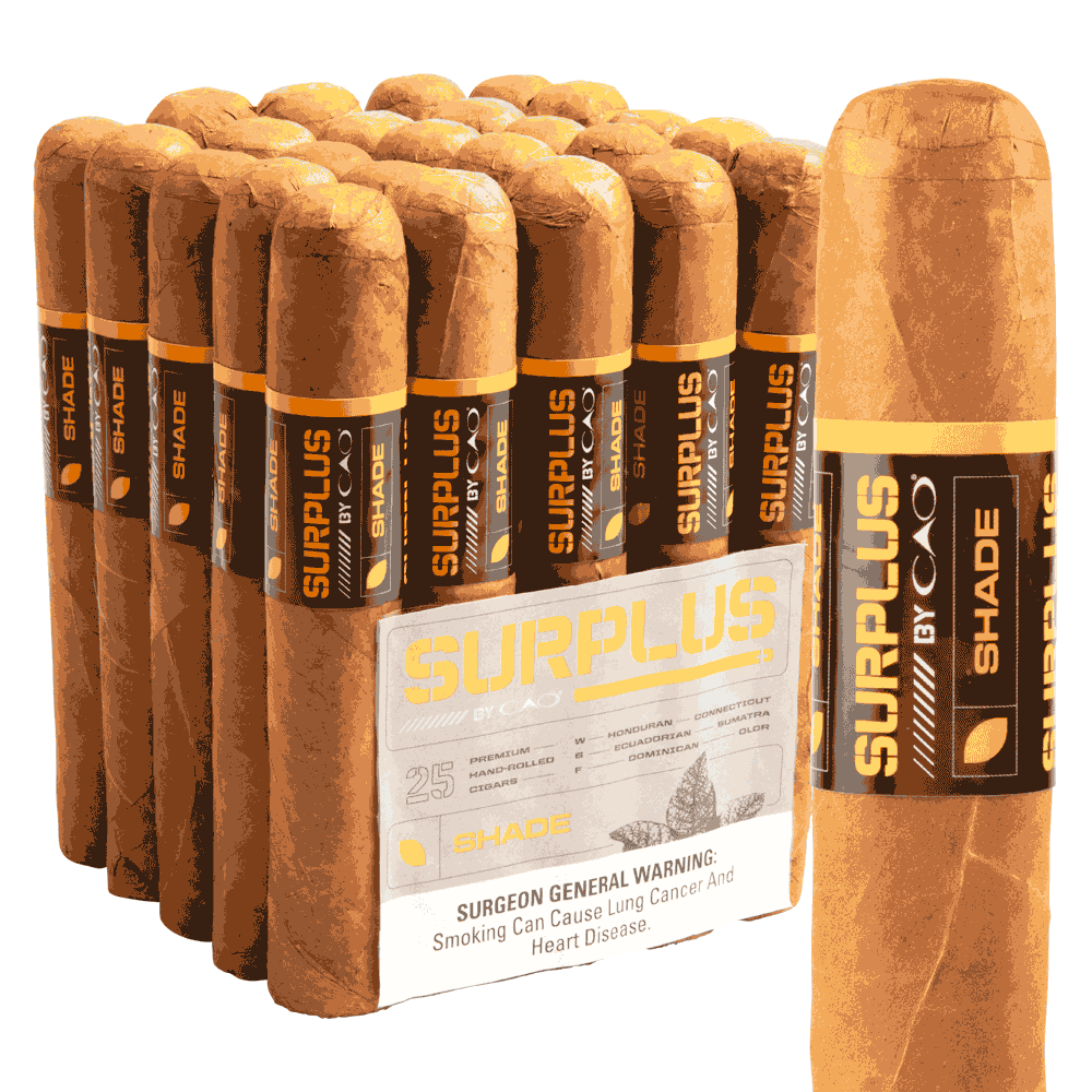 Surplus by CAO Shade Gigante / 6 x 60 Bundle of 25