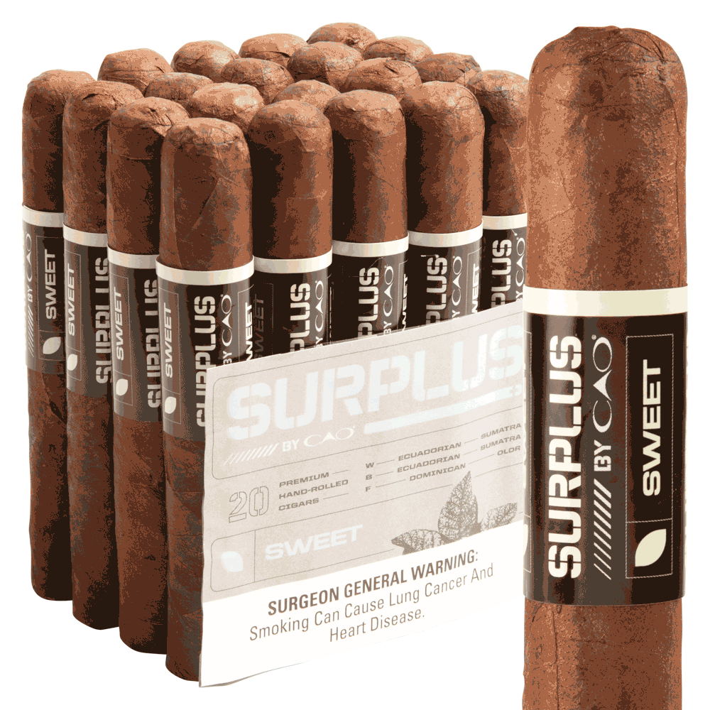 Surplus by CAO Sweet Robusto / 5 x 50 Bundle of 20