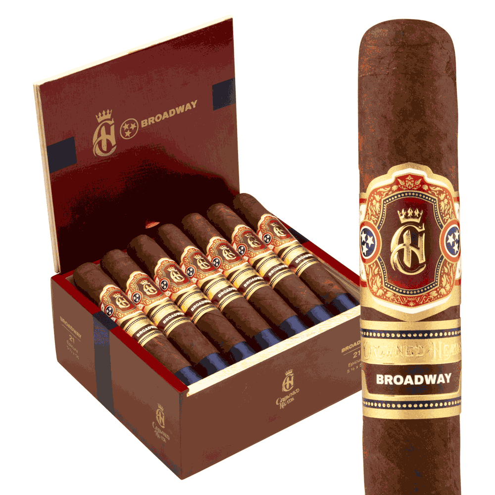 Crowned Heads Broadway Epicure / 5.5 x 56 Box of 21