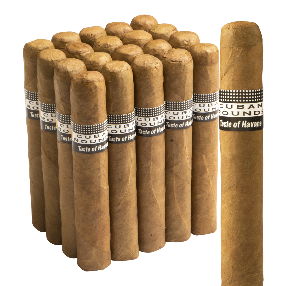 Cuban Rounds Robusto Natural / 5 x 50 Bundle of 20