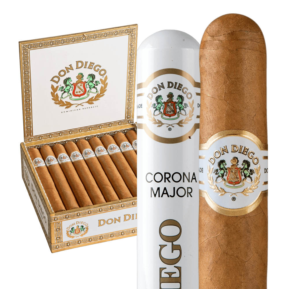Don Diego Corona Major / 5.5 x 44 Box of 20 Aluminum Tubes