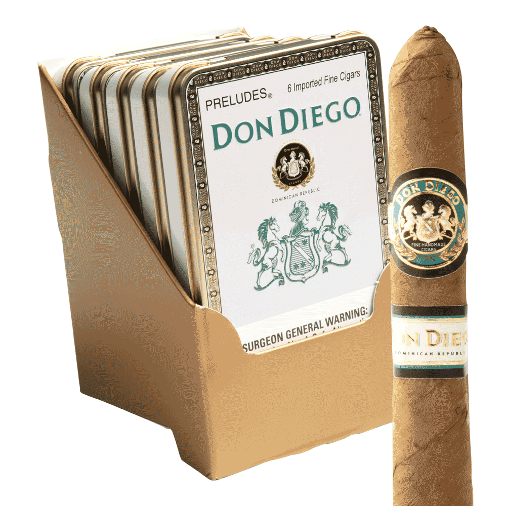 Don Diego Preludes / 4 x 30 5 Tins of 6 (30 total)