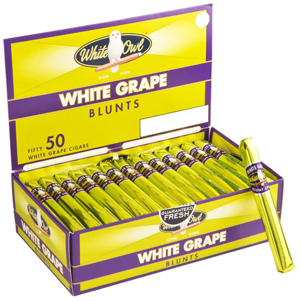 White Owl Blunts White Grape / 4.75 x 42 Box of 50