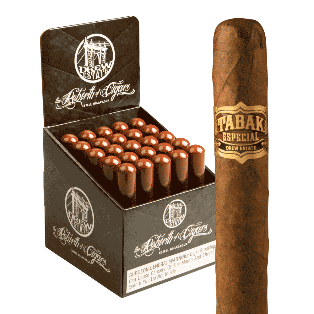 Tabak Especial by Drew Estate Toro Negra Tubo w/ Display / 6 x 52 Box of 25