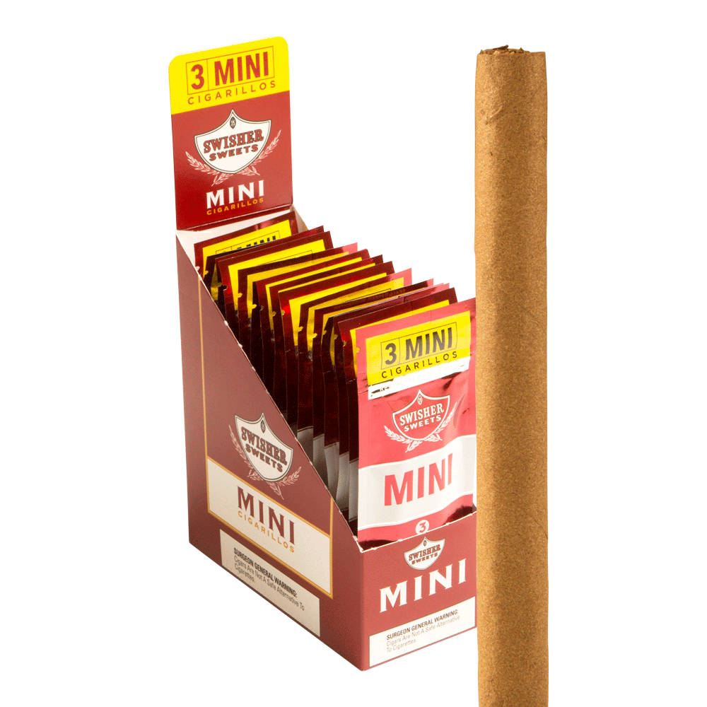 Swisher Sweets Mini Sweets / 3.5 x 18 15 Packs of 3 (45 total)