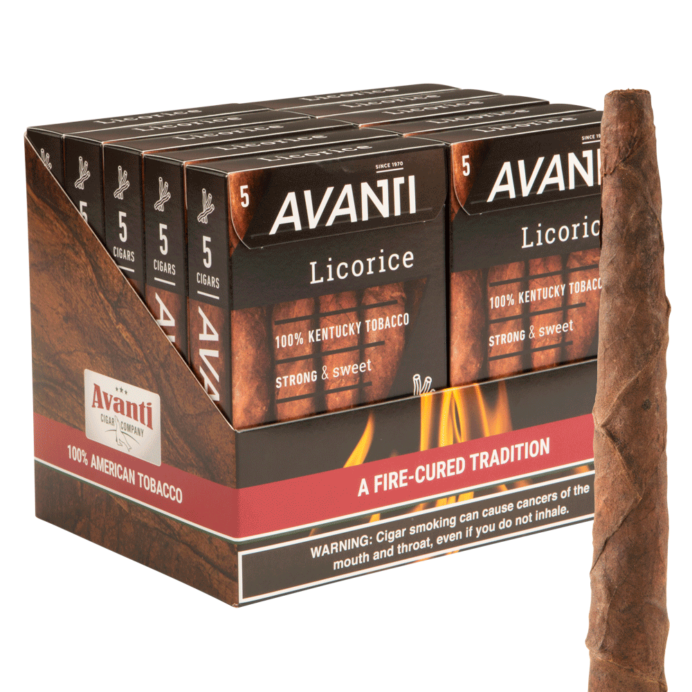 Avanti Licorice / 4.5 x 34 10 Packs of 5 (50 total)