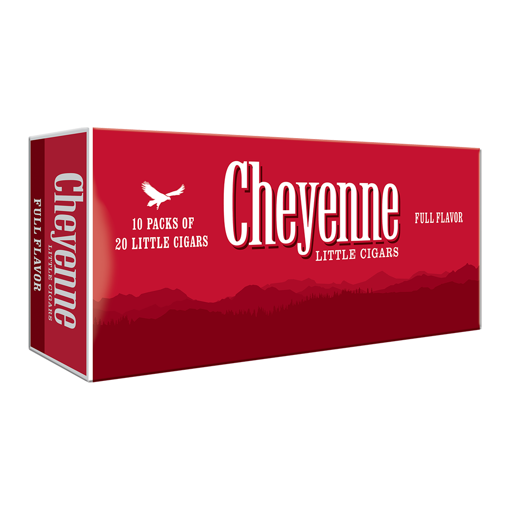 Cheyenne Filtered Cigars Full Flavor / 3.87 x 20 10 Packs of 20 (200 total)