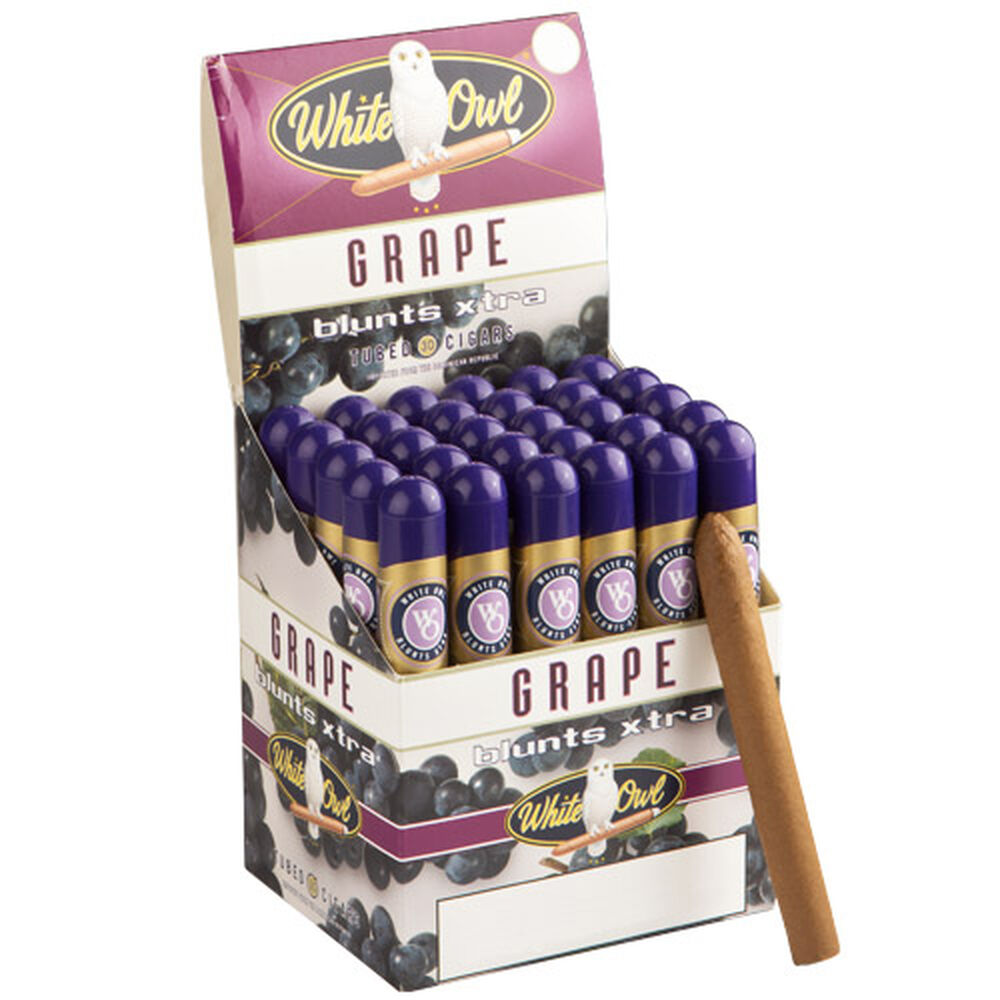 White Owl Blunts Xtra Grape / 5.31 x 40 Upright box of 30