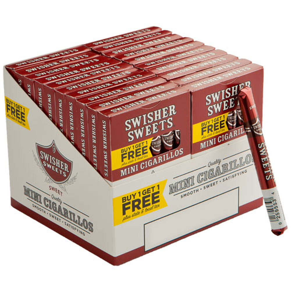 Swisher Sweets Mini Cigarillos / 3.5 x 20 20 Packs of 6 (120 total)