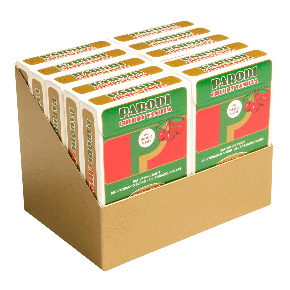 Parodi Cherry Vanilla / 4.25 x 34 10 Packs of 5 (50 total)