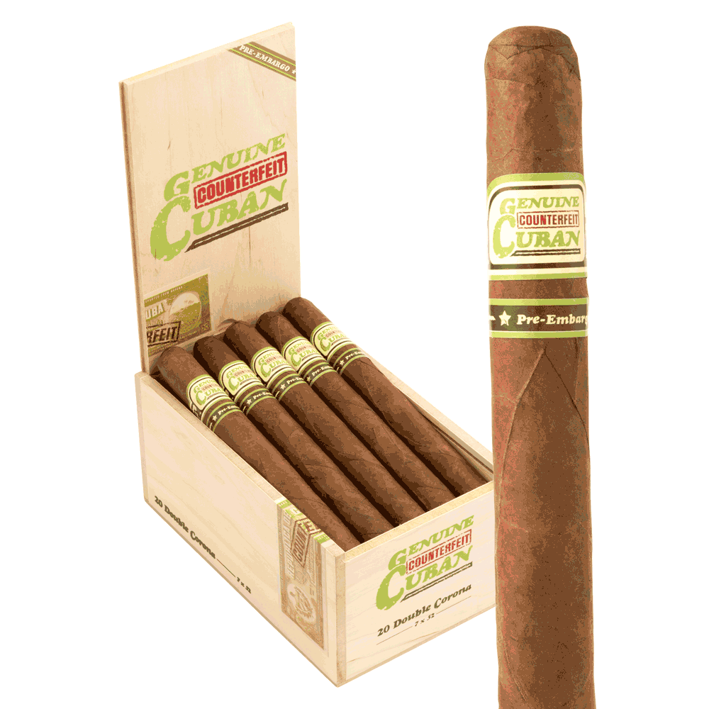 Genuine Counterfeit Cuban Double Corona / 7 x 52 Pack of 5