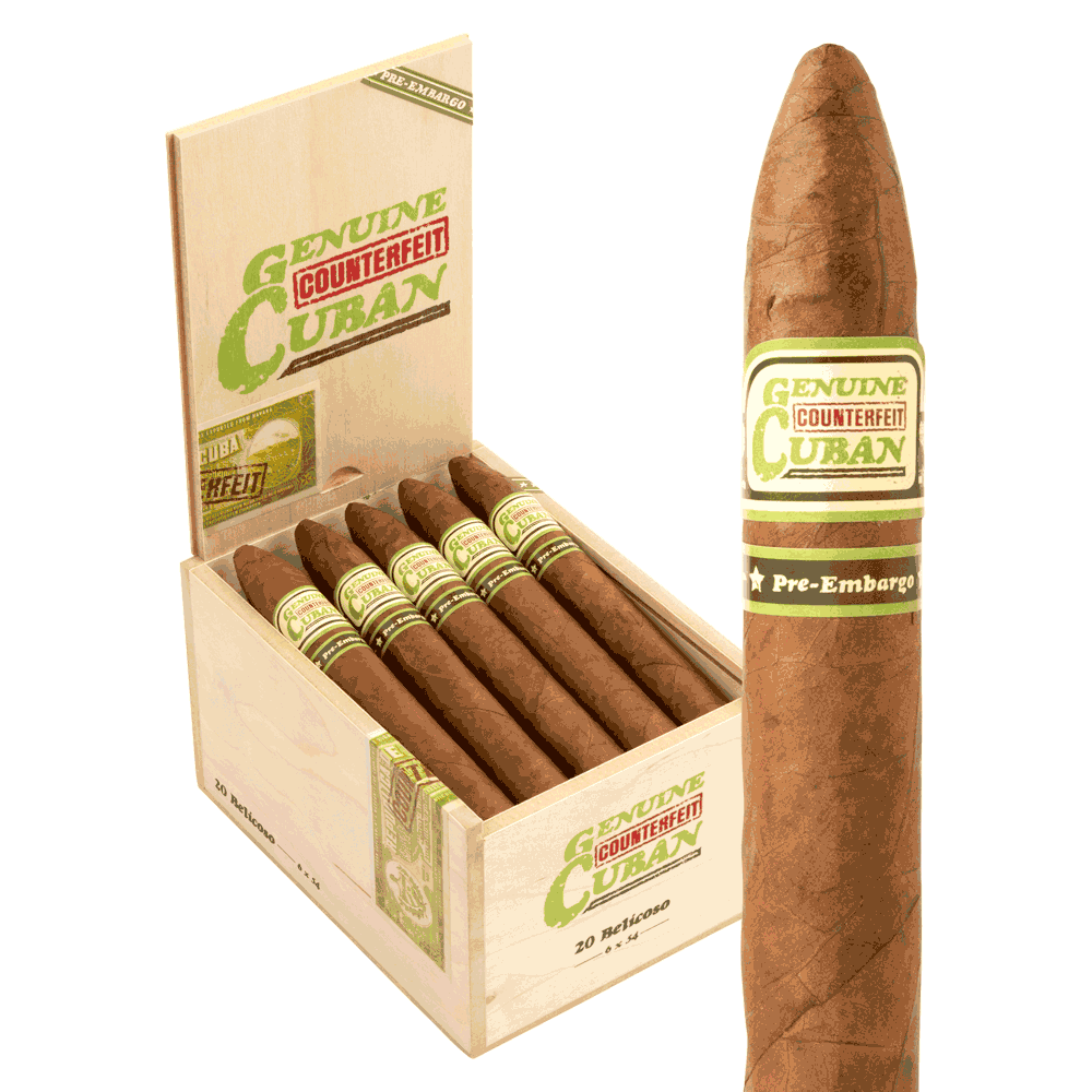 Genuine Counterfeit Cuban Belicoso / 6 x 54 Pack of 5