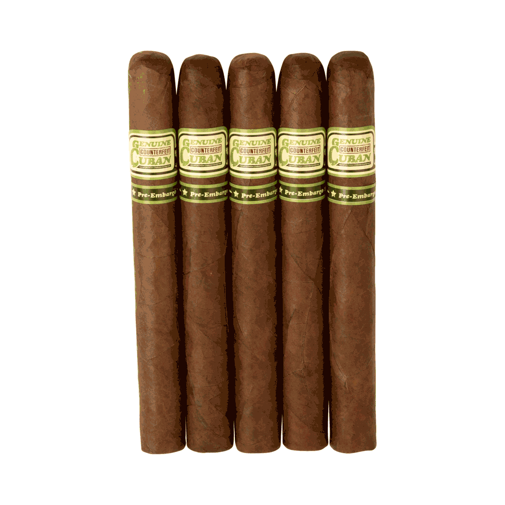 Genuine Counterfeit Cuban Double Corona / 7 x 52 Pack of 5