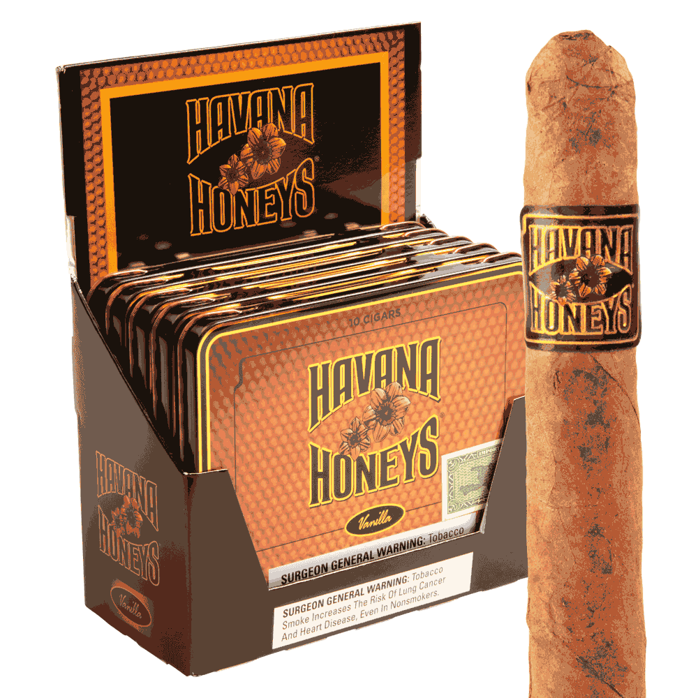 Havana Honeys Vanilla Cigarillos 5/10 Tins / 4 x 30 5 Tins of 10 (50 total)
