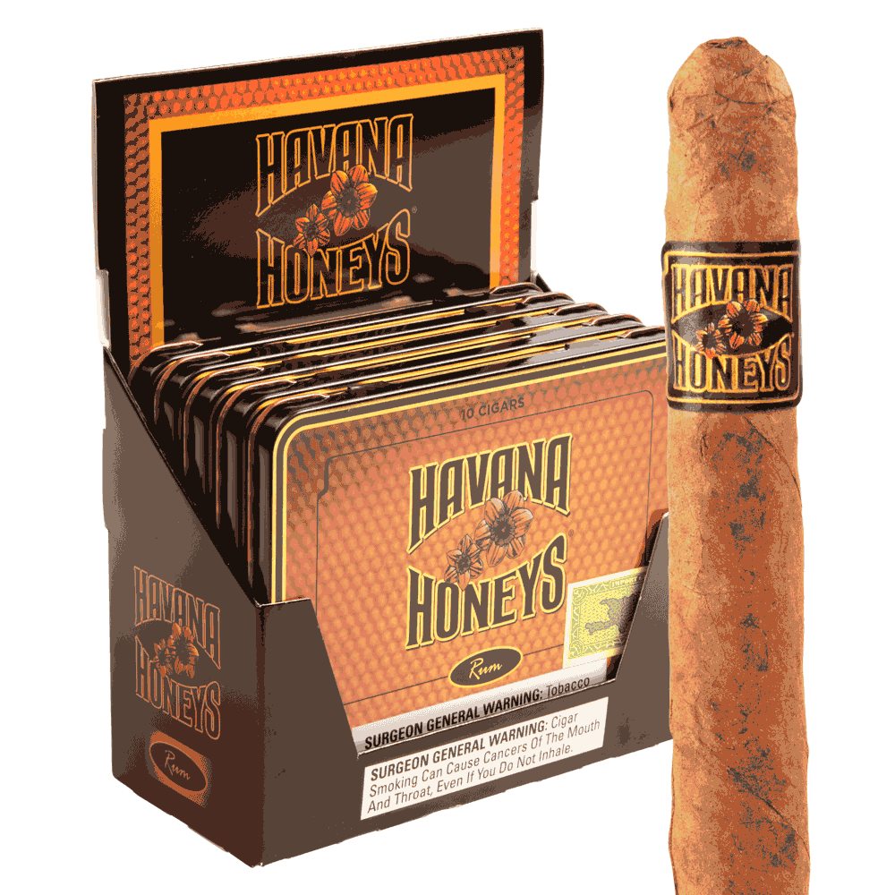 Havana Honeys Rum Cigarillos 5/10 Tins / 4 x 30 5 Tins of 10 (50 total)