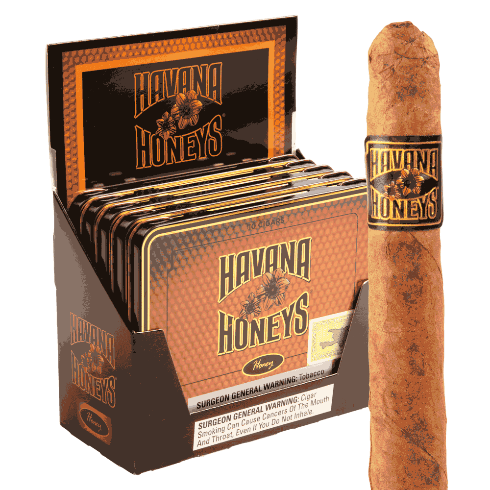 Havana Honeys Honey Cigarillos 5/10 Tins / 4 x 30 5 Tins of 10 (50 total)