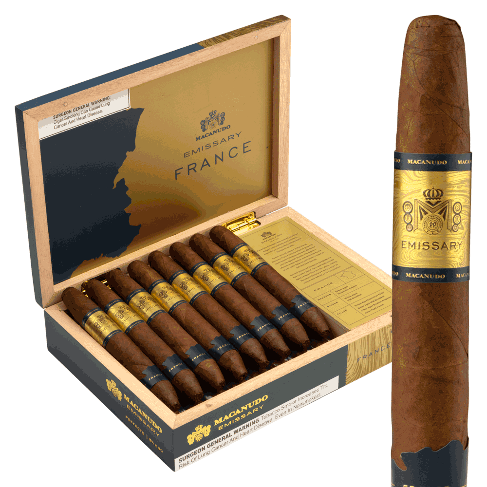 Macanudo Emissary France Perfecto / 5.75 x 50 Box of 16