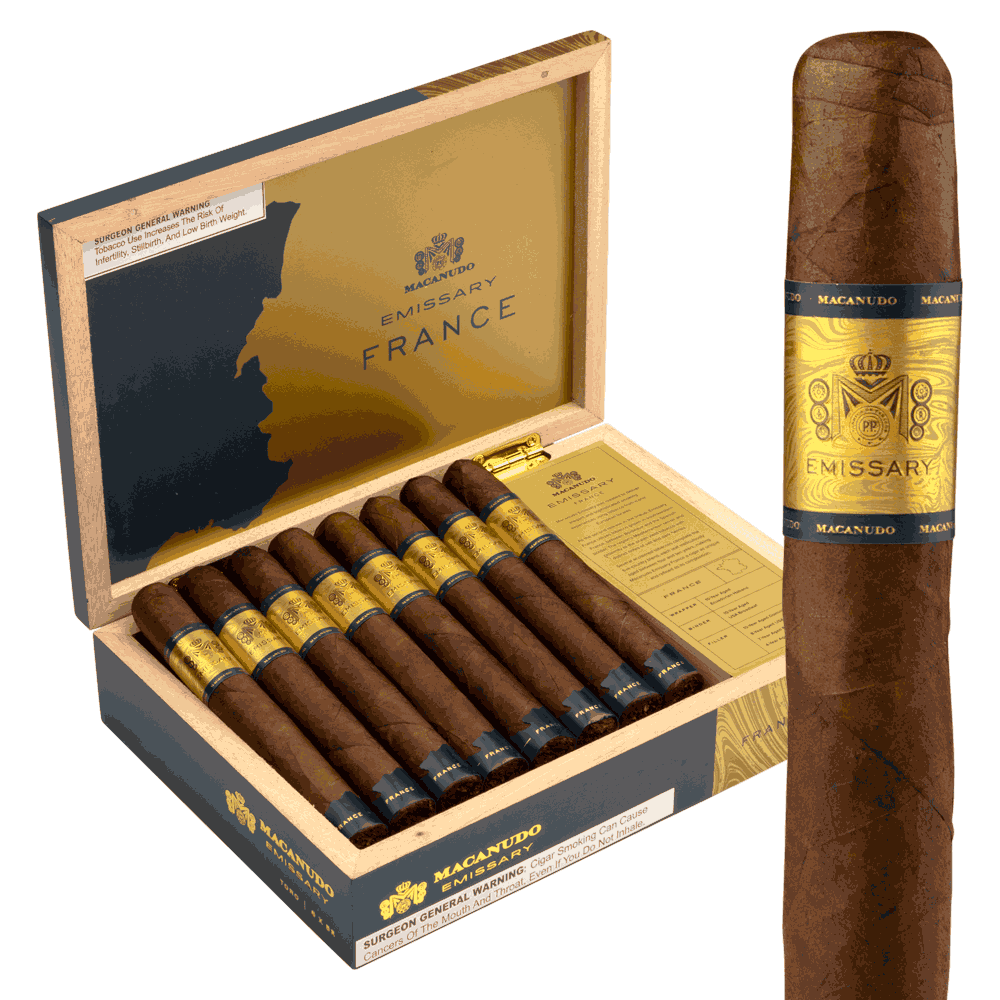 Macanudo Emissary France Toro / 6 x 52 Box of 16