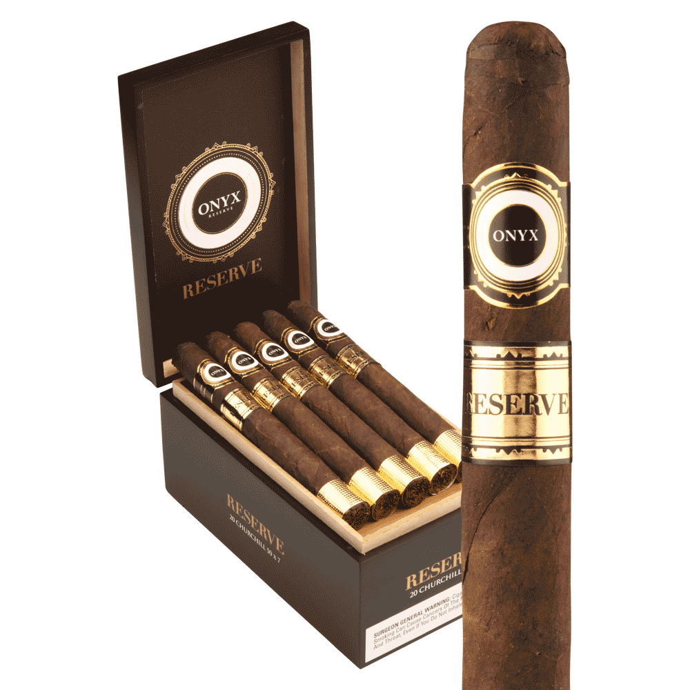 Onyx Reserve Churchill / 7 x 50 Cedar Chest of 20