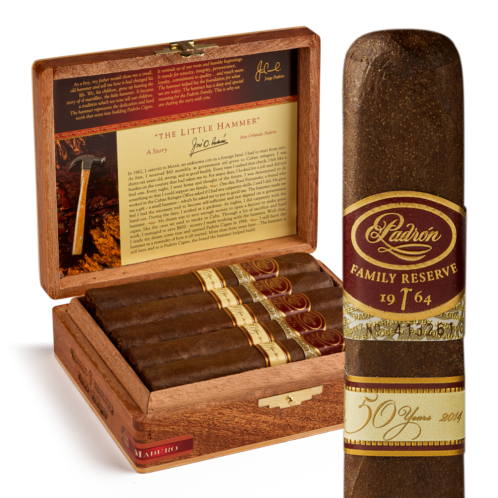 Padron Family Reserve 50 Years Maduro / 5 x 54 Box of 10