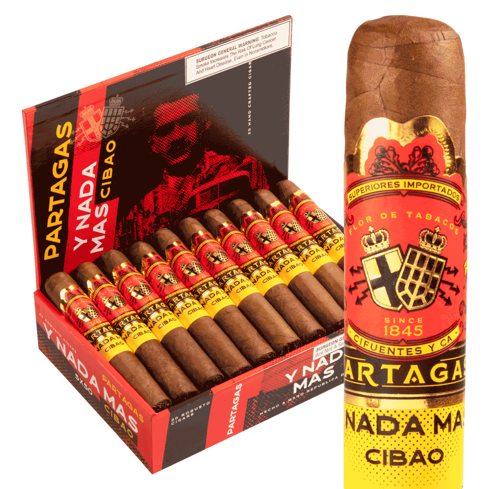 Partagas Y Nada Mas Robusto / 5 x 50 Box of 20