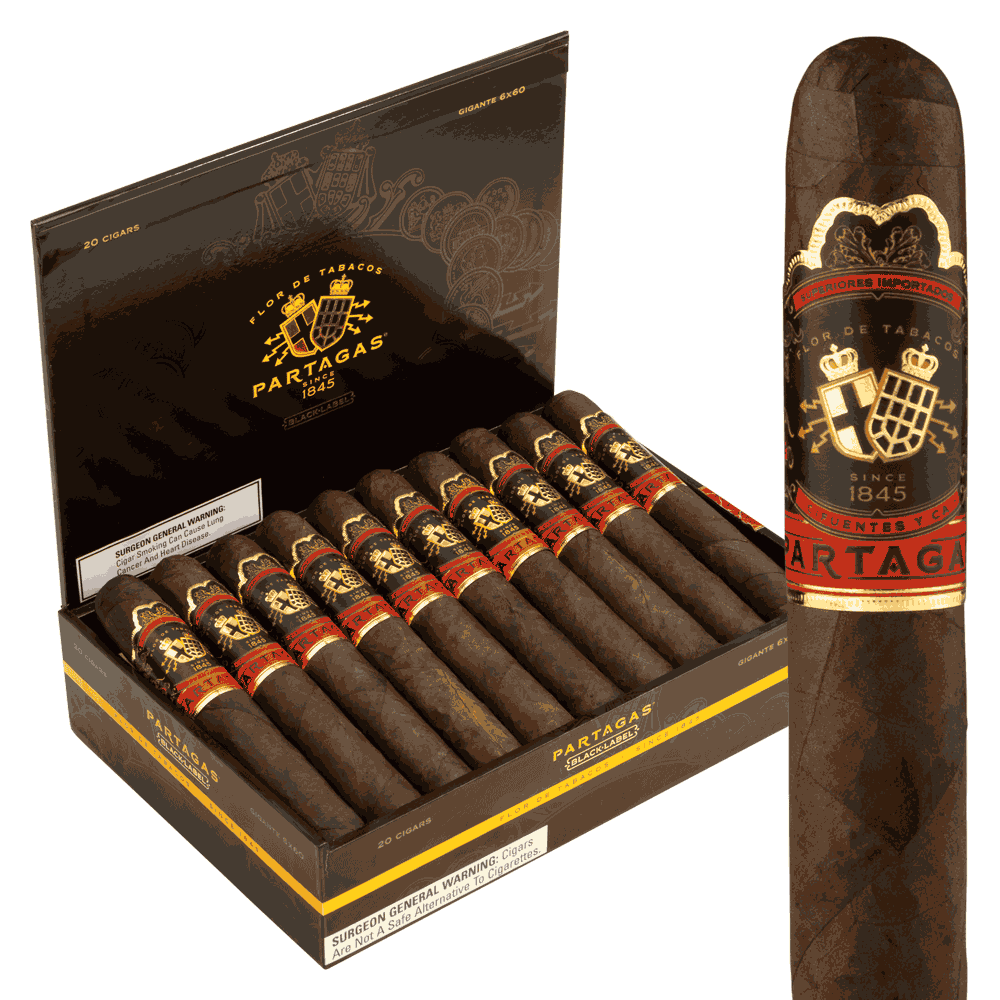 Partagas Black Label Gigante / 6 x 60 Box of 20