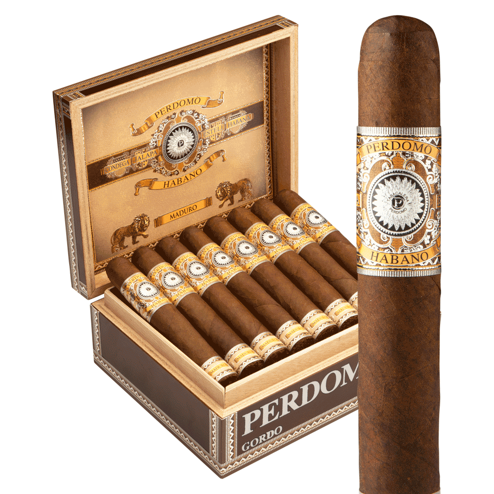 Perdomo Habano Bourbon Barrel-Aged Maduro Gordo / 6 x 60 Box of 24