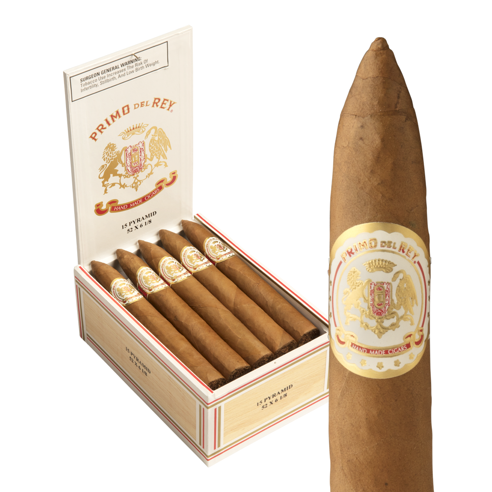 Primo del Rey Pyramid / 6.12 x 52 Box of 15