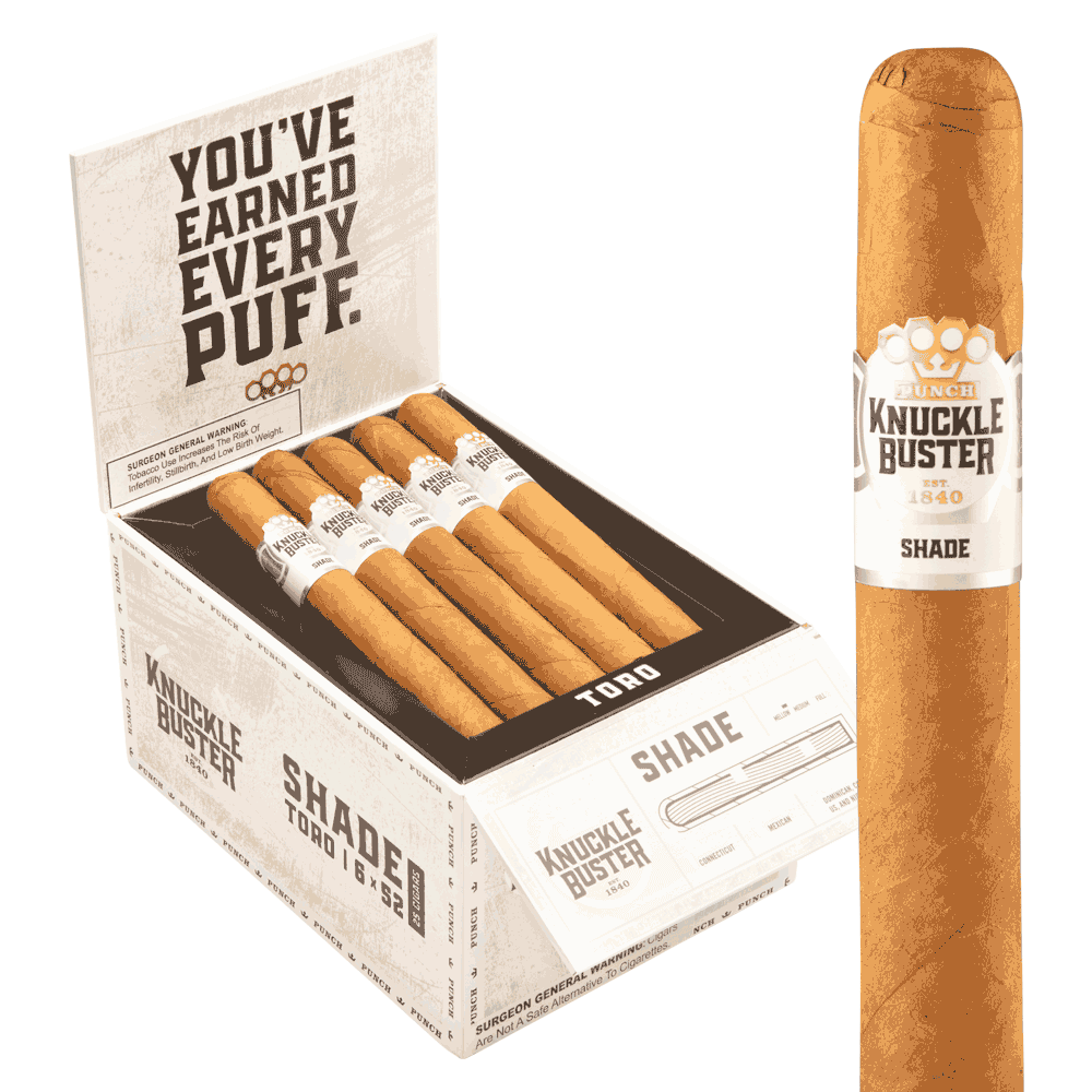 Punch Knuckle Buster Shade Toro / 6 x 52 Box of 25