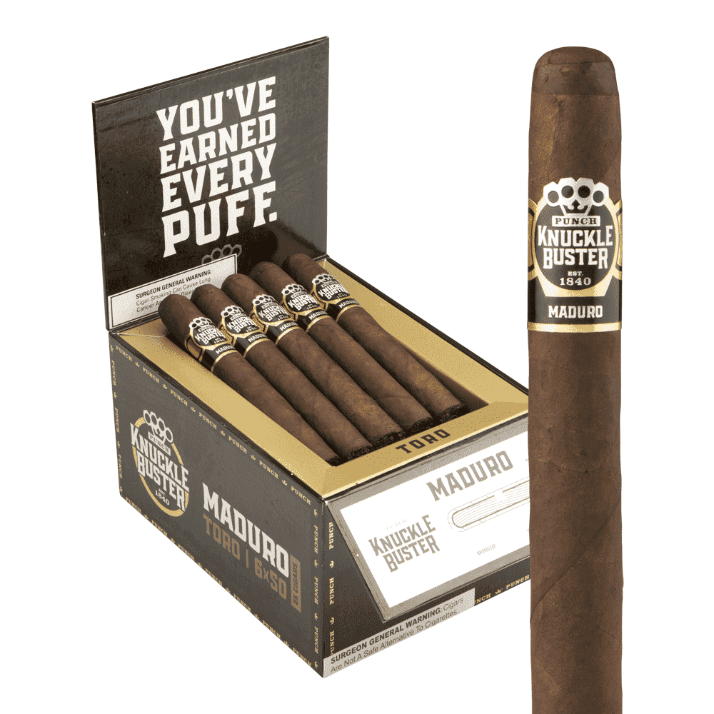 Punch Knuckle Buster Maduro Toro Maduro / 6 x 50 Box of 25