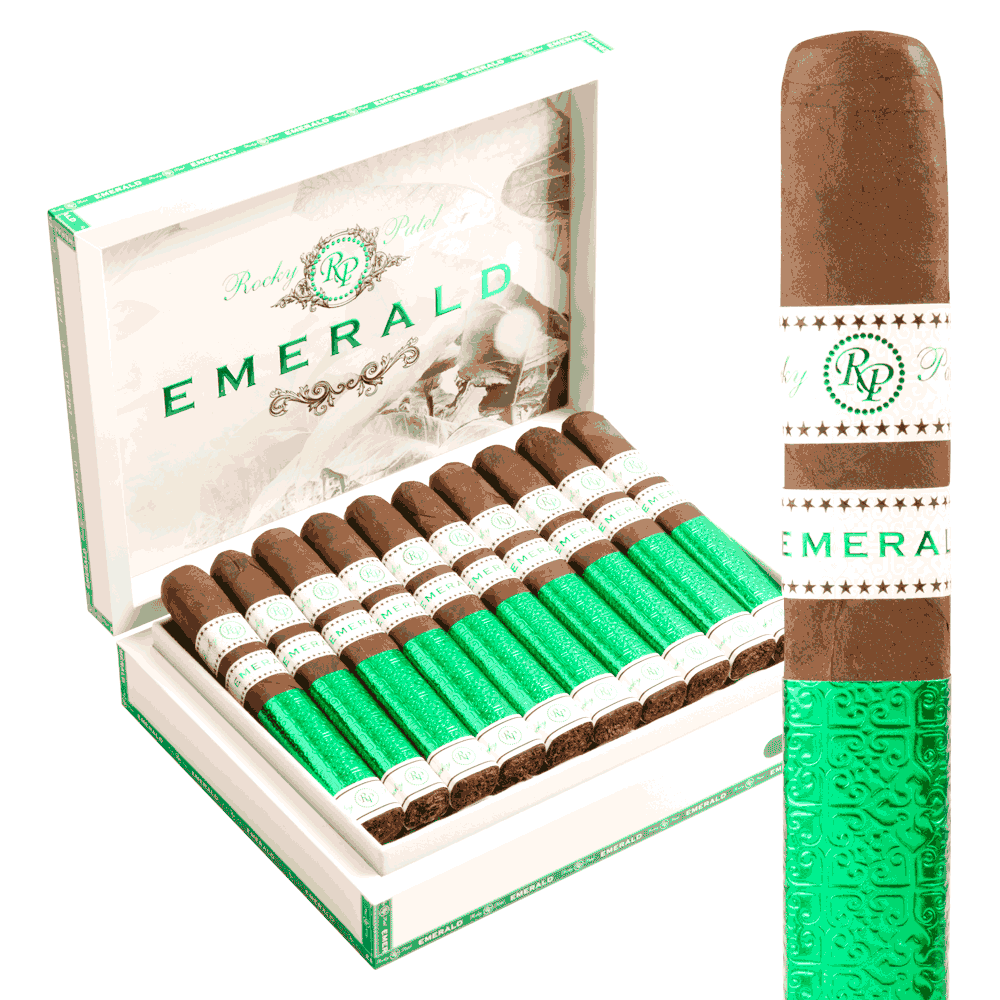 Rocky Patel Emerald Box Press Robusto / 5.5 x 50 Box of 20