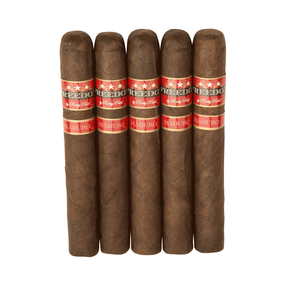 Rocky Patel Freedom Maduro Toro / 6 x 52 Pack of 5