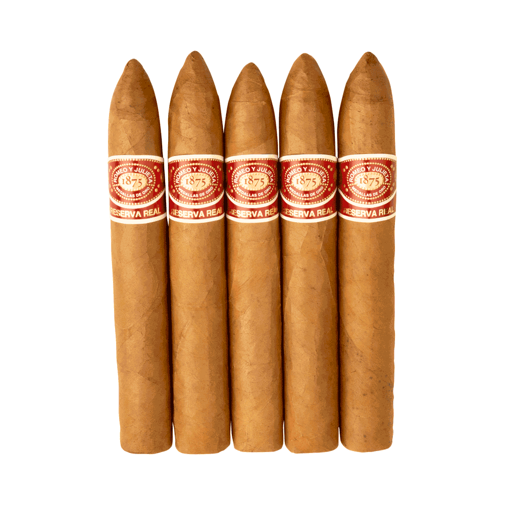 Romeo y Julieta Reserva Real No. 2 Belicoso Box-Pressed / 6.12 x 52 Pack of 5