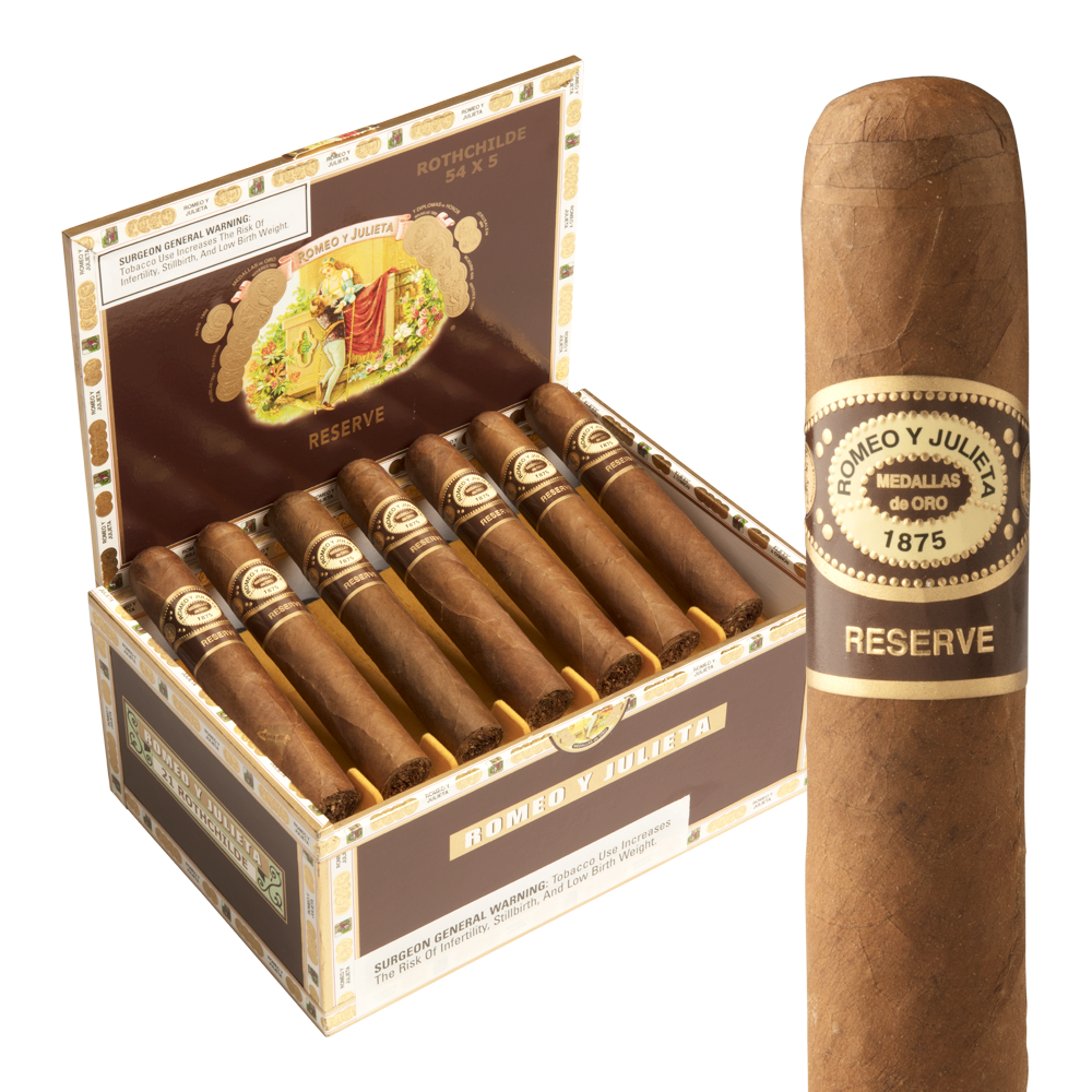 Romeo y Julieta Reserve Rothchilde Tubo / 5 x 54 Pack of 5