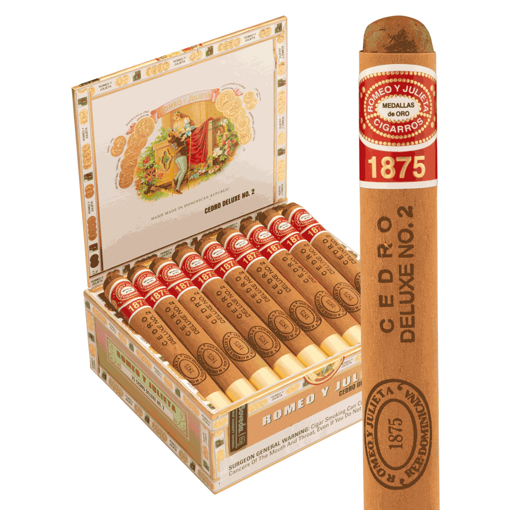 Romeo y Julieta 1875 Cedro Deluxe No. 2 / 5.5 x 44 Box of 25
