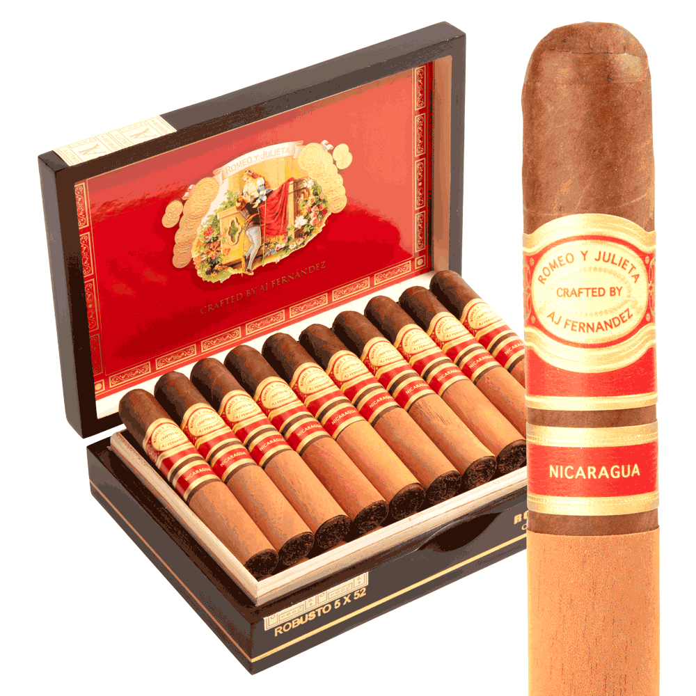 Romeo y Julieta Crafted by AJ Fernandez Robusto / 5 x 52 Pack of 5