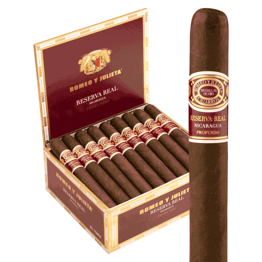 Romeo y Julieta Reserva Real Nicaragua Profundo Toro / 6 x 54 Box of 25