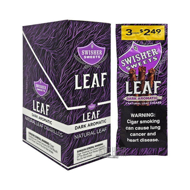 Swisher Sweets Leaf Dark Aromatic - 10 Pouches of 3&nbsp;