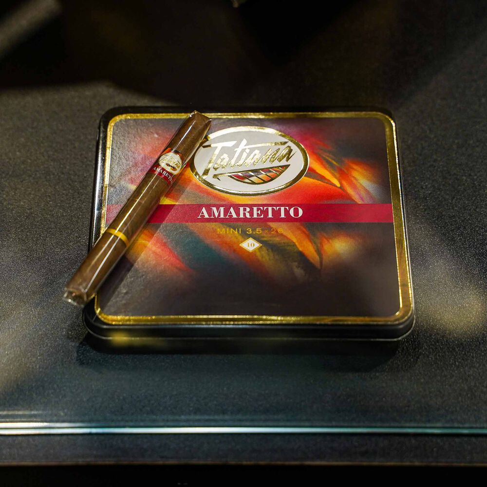 Tatiana Classic Miniature Amaretto 5/10 Tin / 3.5 x 26 5 Tins of 10 (50 total)