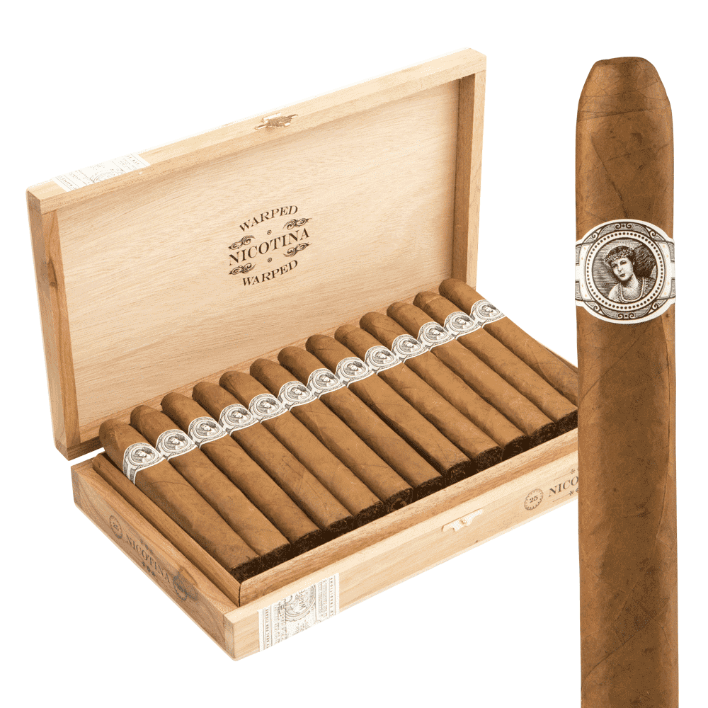 Warped Nicotina Belicoso Box Pressed / 5.5 x 52 Box of 25