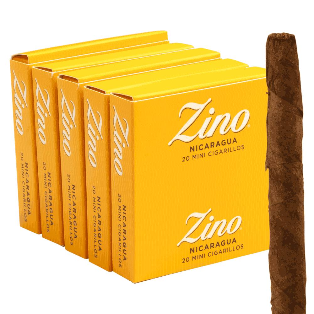 Zino Nicaragua Mini Cigarillos / 3.12 x 19 5 Packs of 20 (100 total)