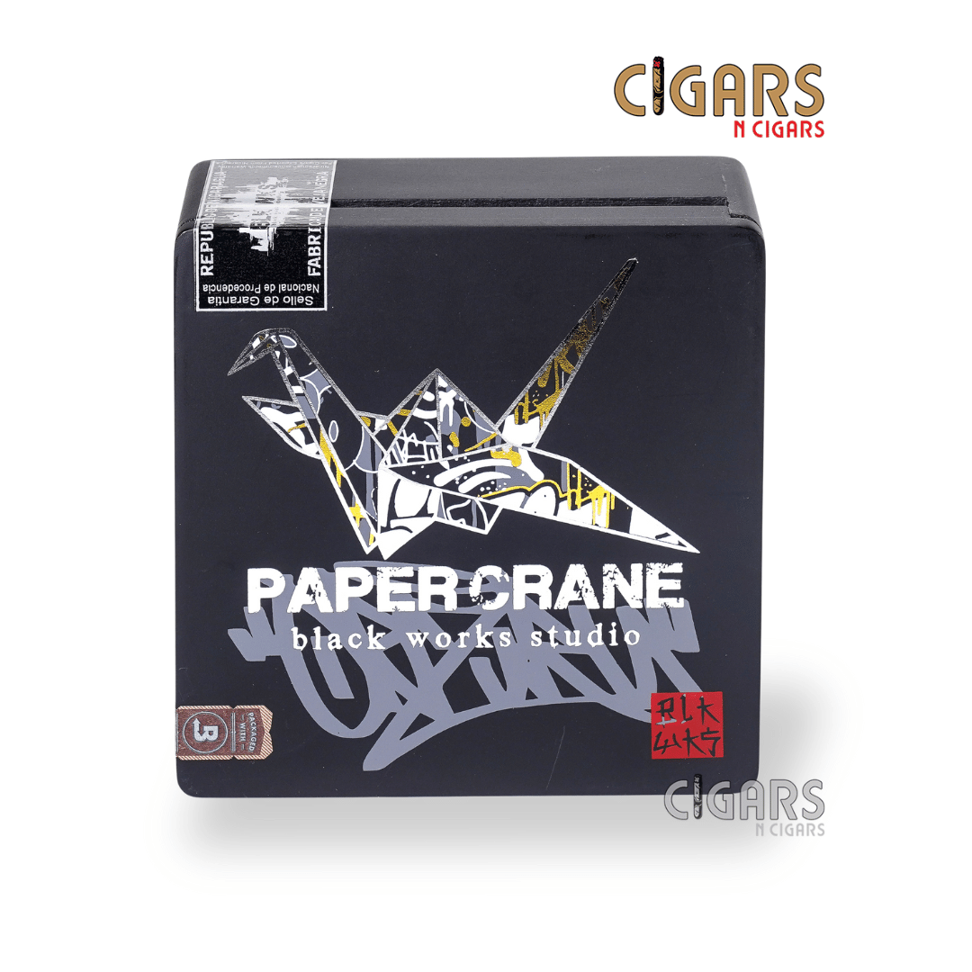 Black Works Paper Crane Corona Gorda Box Press Pack of 5