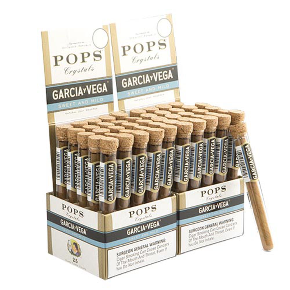 Garcia y Vega Pops Crystals / 3.75 x 23 2 Upright boxes (50 total)