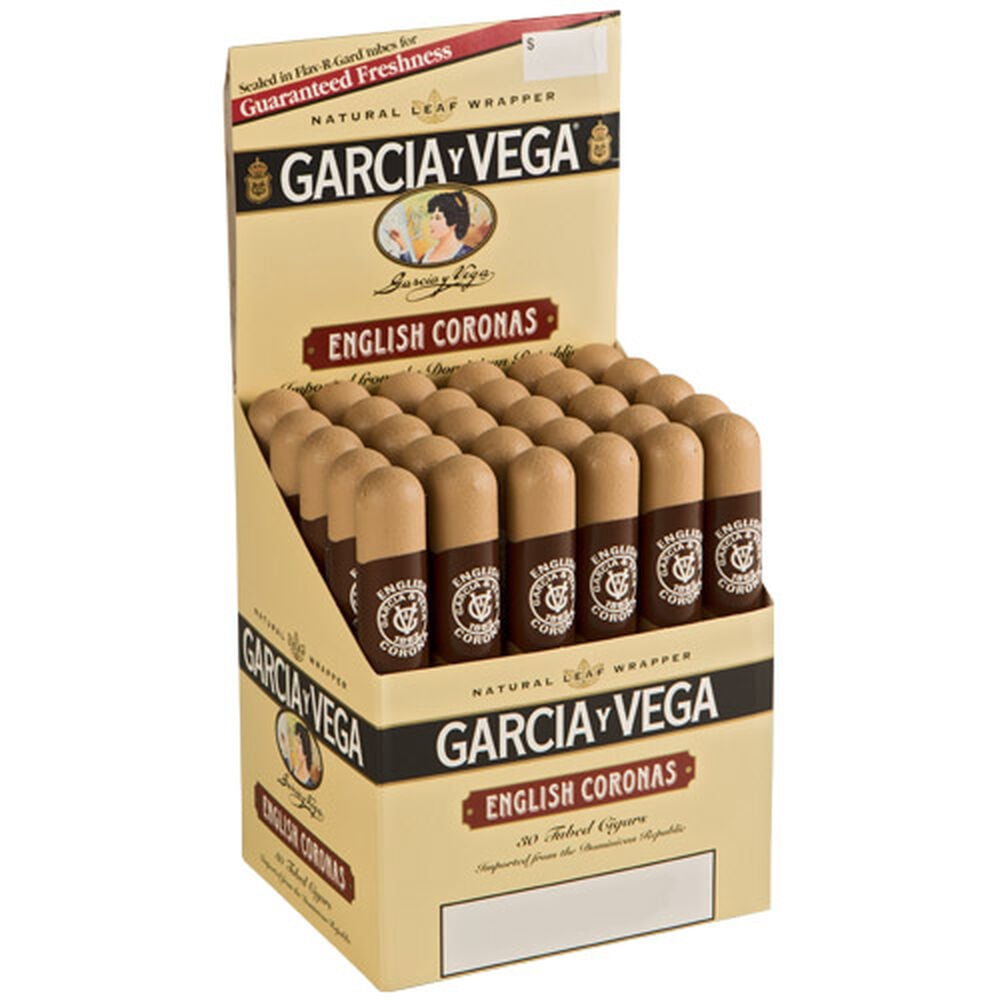 Garcia y Vega English Corona / 5.37 x 41 Upright box of 30