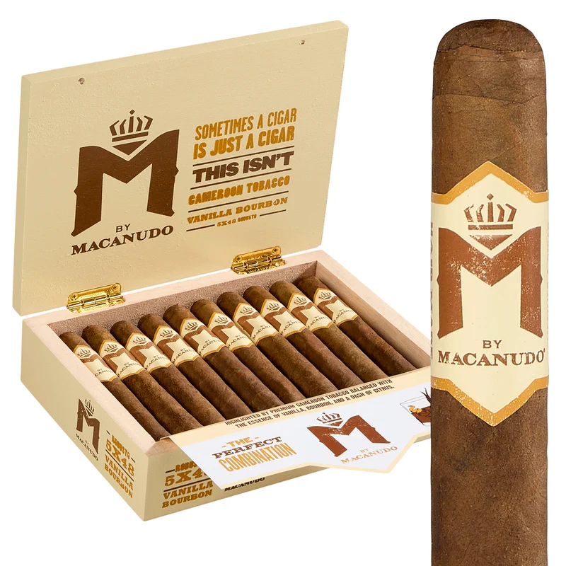 M by Macanudo Vanilla Bourbon Box of 20